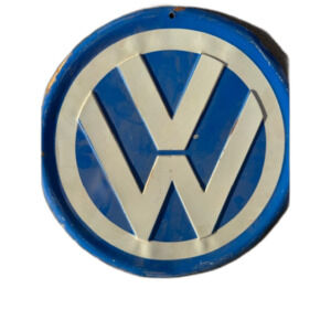 Volkswagen Round  Tin Metal Sign